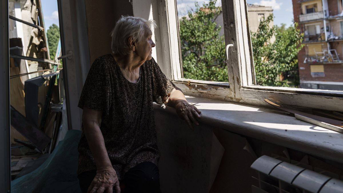 Fotky ze Slovjansku: „Sedím a čekám na konec války. Nebo konec nás samých“